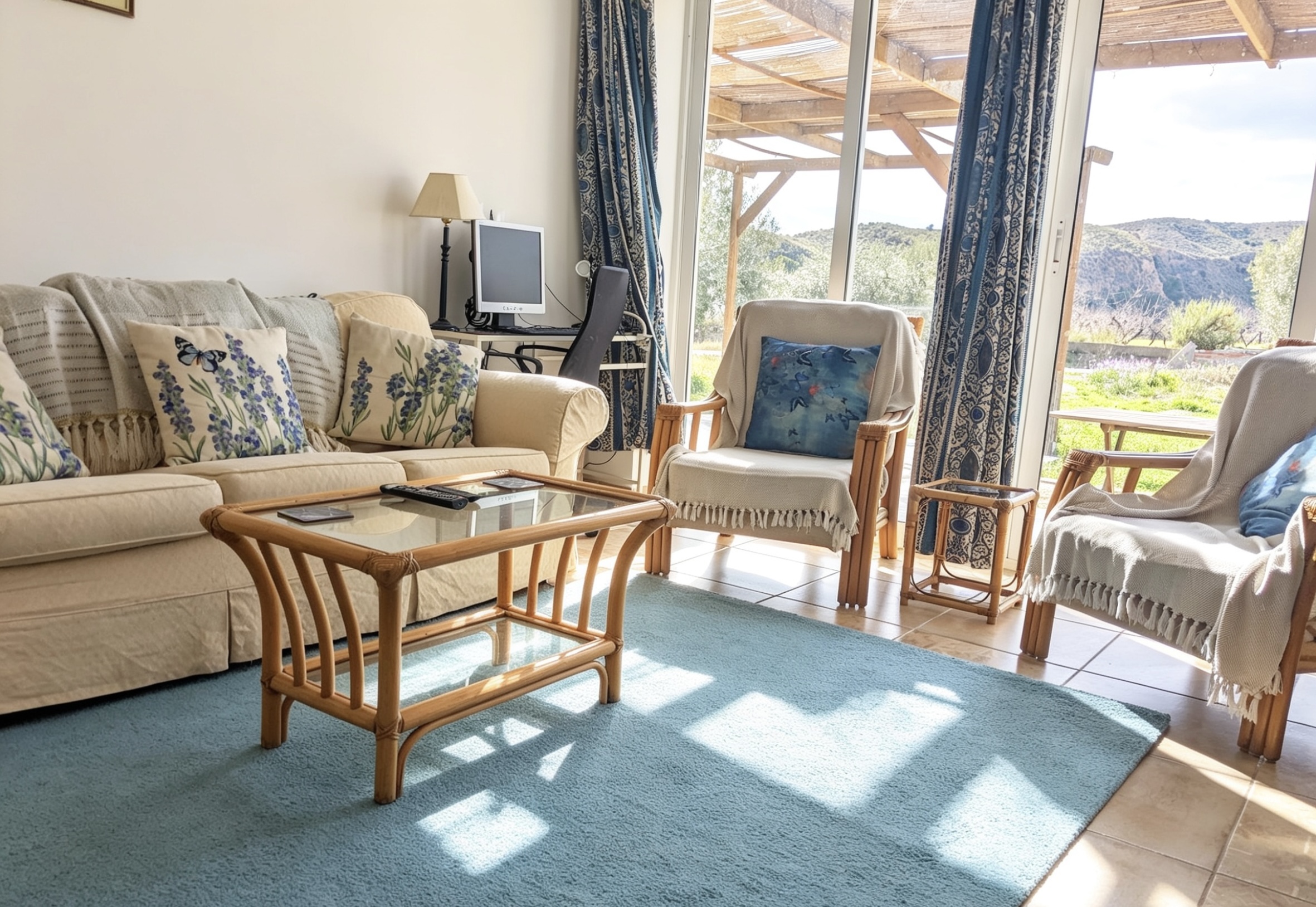 Bean House Sunny Sitting Room with View