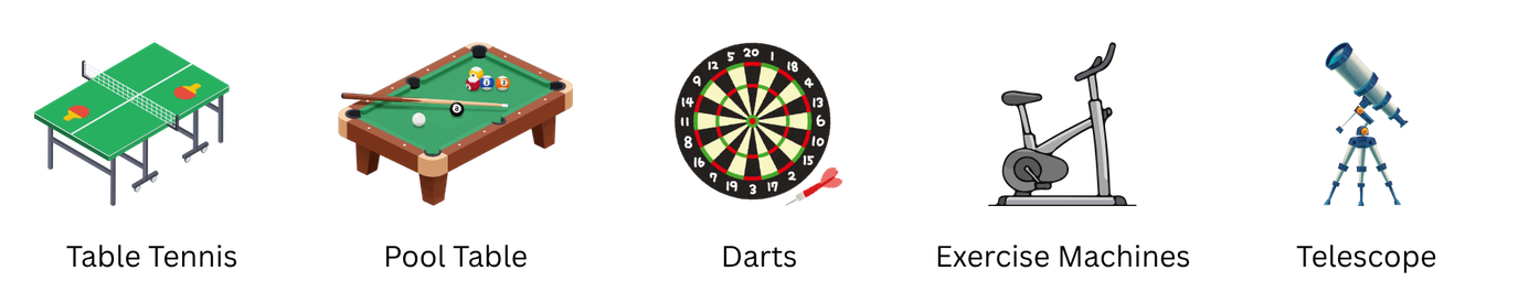 Games Room Icons Mobile