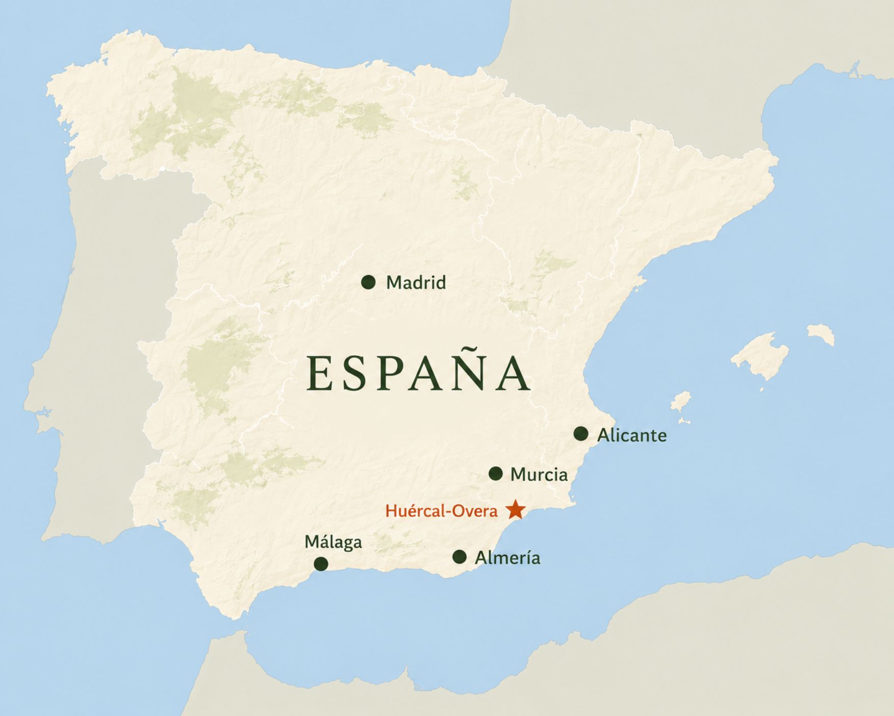 The Bean House Map Spanish
